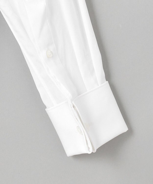 GOTAIRIKU 【WEAR BLACK】レギュラーカラー ダブルカフス ドレスシャツ ホワイト系