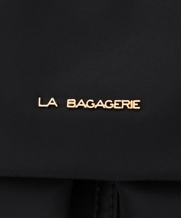 LA BAGAGERIE ダブルフロントポケット2WAYビッグショルダー ブラック