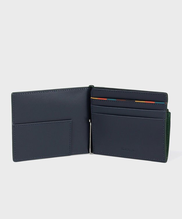 Paul Smith ブライトストライププラー SS24 マネークリップ グリーン