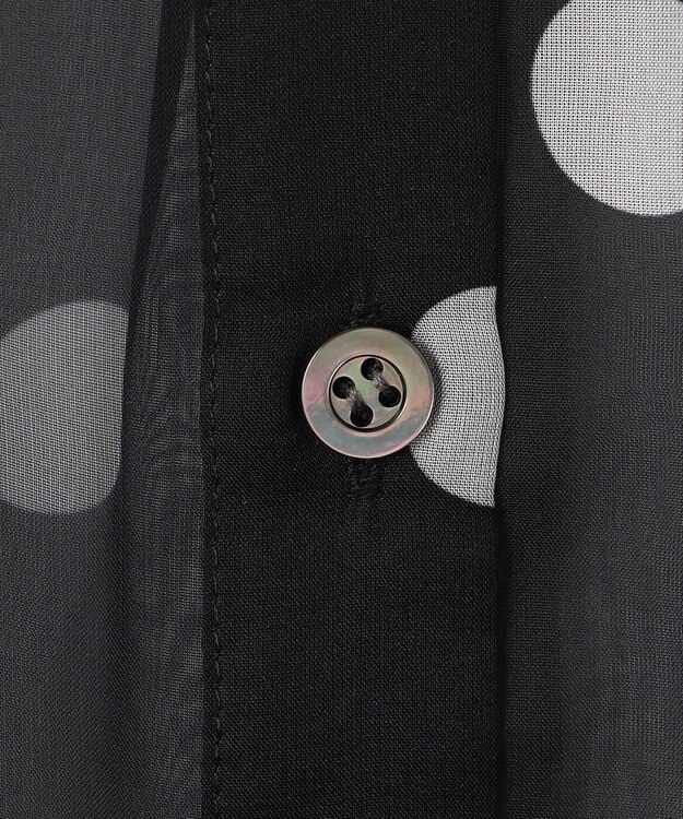 組曲 S 【組曲×setsuko sagittaire】シフォンプリント2WAYブラウス ブラック系5