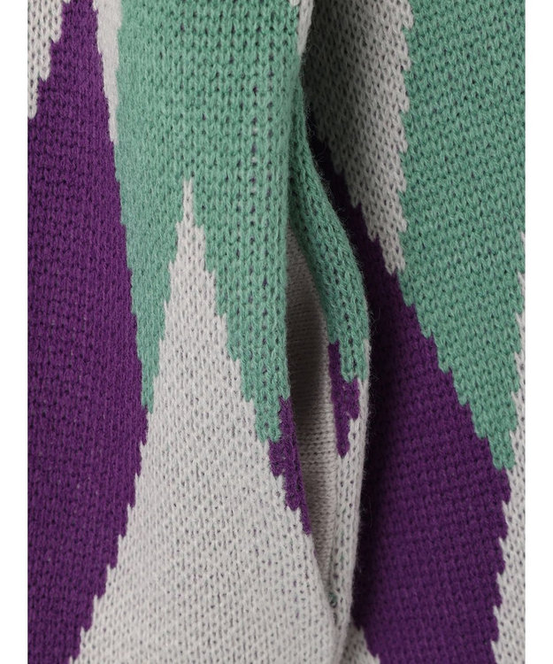 CRAFT STANDARD BOUTIQUE 【男女兼用】アーガイル柄カーディガン2 Purple