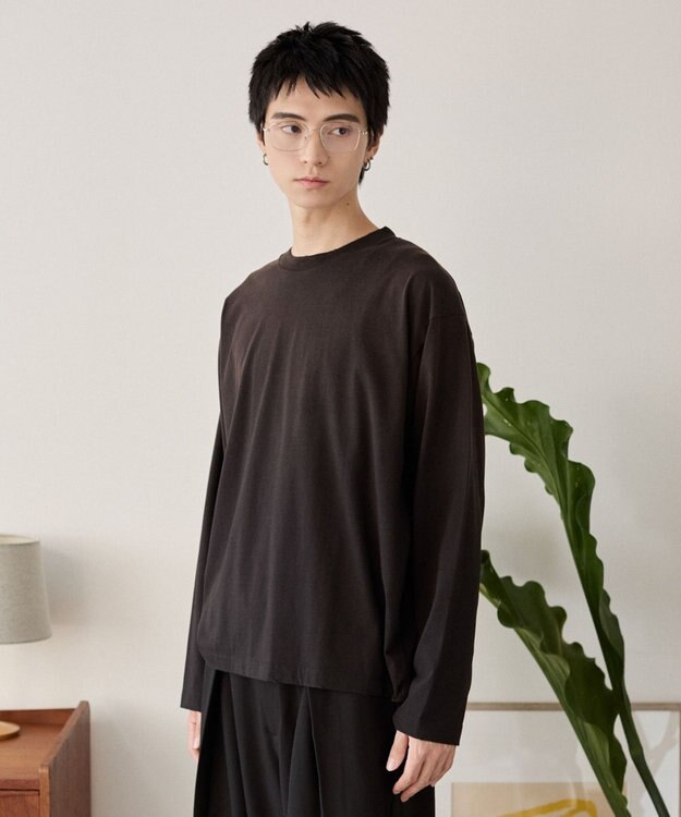 WEGO ルーズスプレーT（長袖） ブラック