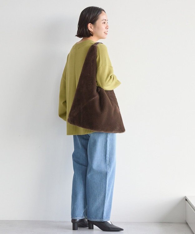 AMERICAN HOLIC バイパチモックネックニットプルオーバー Olive