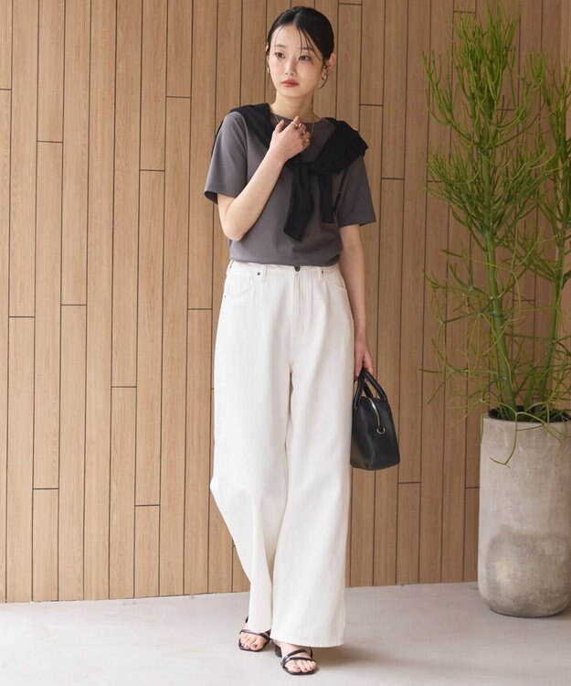 AMERICAN HOLIC ワイドデニム White