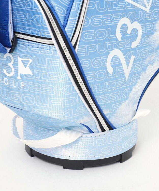 23区GOLF 【UNISEX】オリジナル変形ロゴ キャディバッグ スカイブルー系5