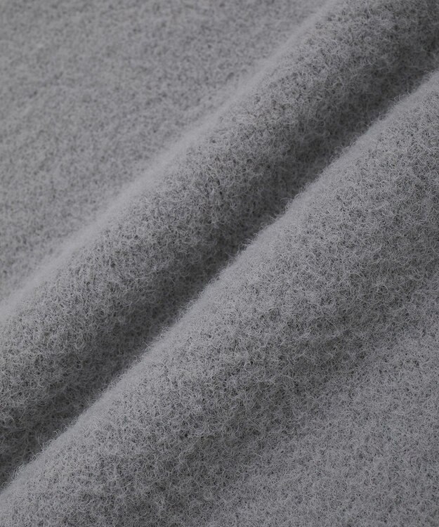 earth music&ecology パウダーシャギーシャーリングニットミニワンピース Gray