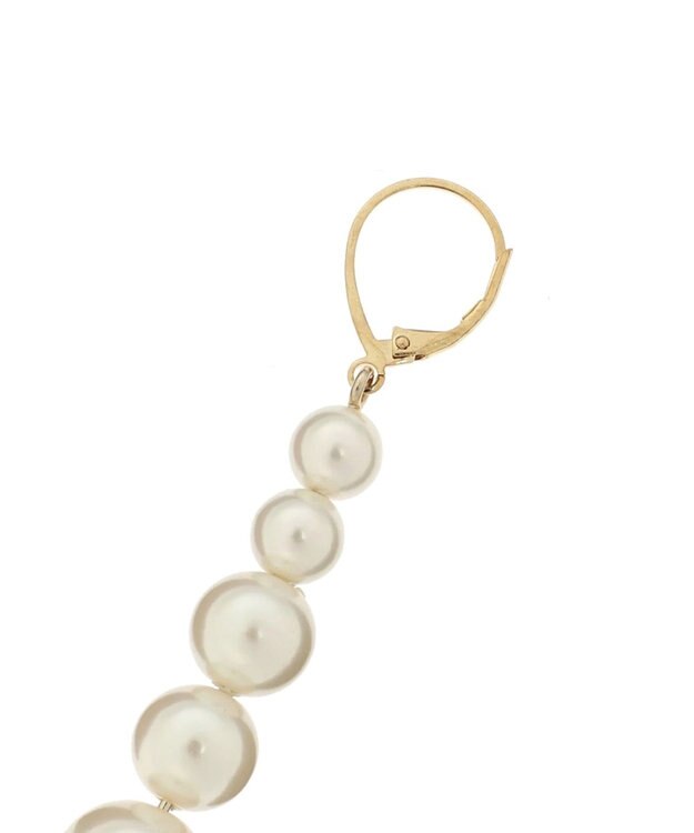 Green Parks ・ＨＡＬＦ　ＴＩＭＥ　パールロングピアス White