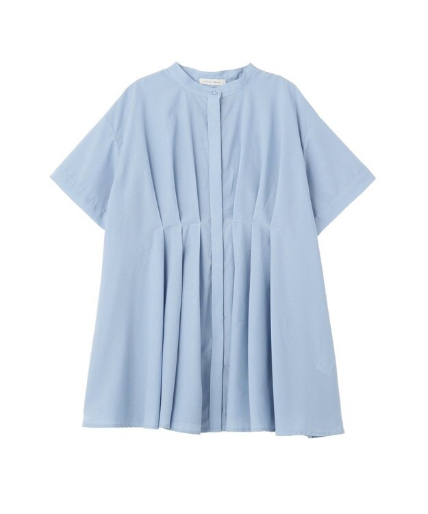 Green Parks 【WEB限定】ウエストタックシャツチュニックⅢ Light Blue