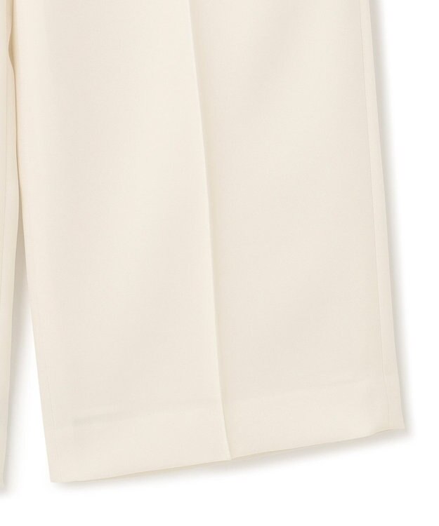 JOSEPH 【洗える】スムースジョーゼット　キャロットトラウザーズ Ecru