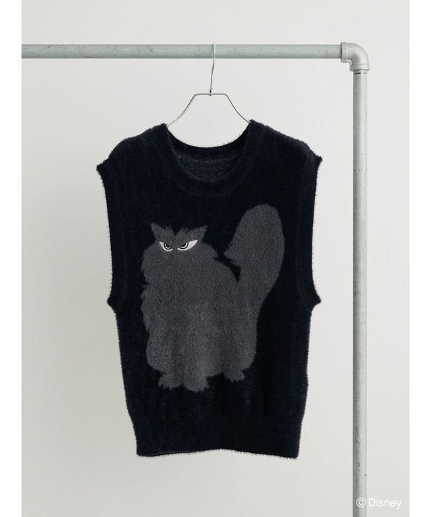 Green Parks Villains／ジャガードニットベスト Gray