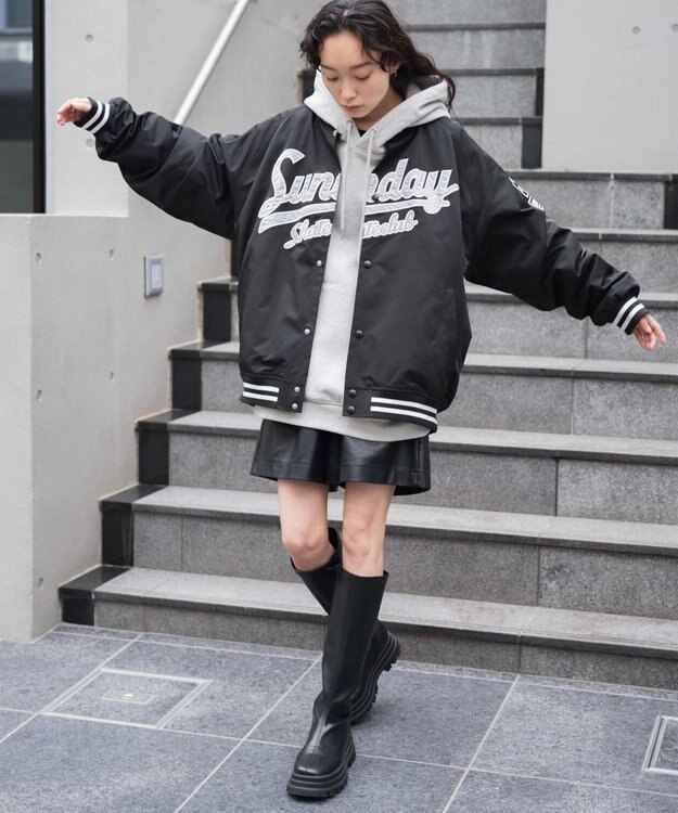 WEGO ワッペンスタジャン ブラック