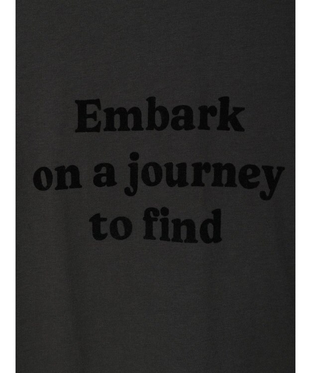 Green Parks ブロックロゴオーバーサイズＴシャツ Dark Gray