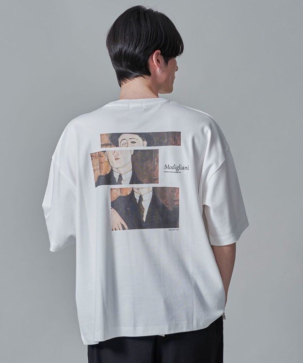 WEGO ARTCOLLECTIONプリントT（SS） ホワイト