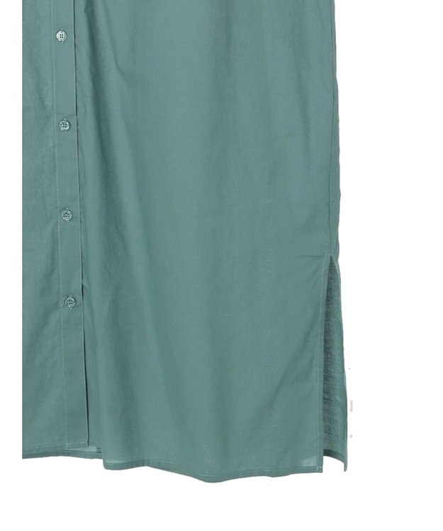 Green Parks ・Ｐｅｔｉｔ　Ｆｌｅｕｒ　カラーシャツワンピース Green