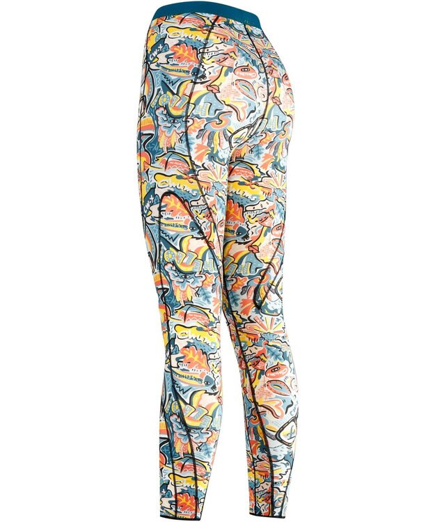 CW-X 【WOMEN】 CW-X 【CHUMS (チャムス)コラボ】 レディーススポーツタイツ ひざの負荷・運動時の筋肉の疲労を軽減 ロング丈 ジョギング ウォーキング LNY310 /ワコール ターコイズ