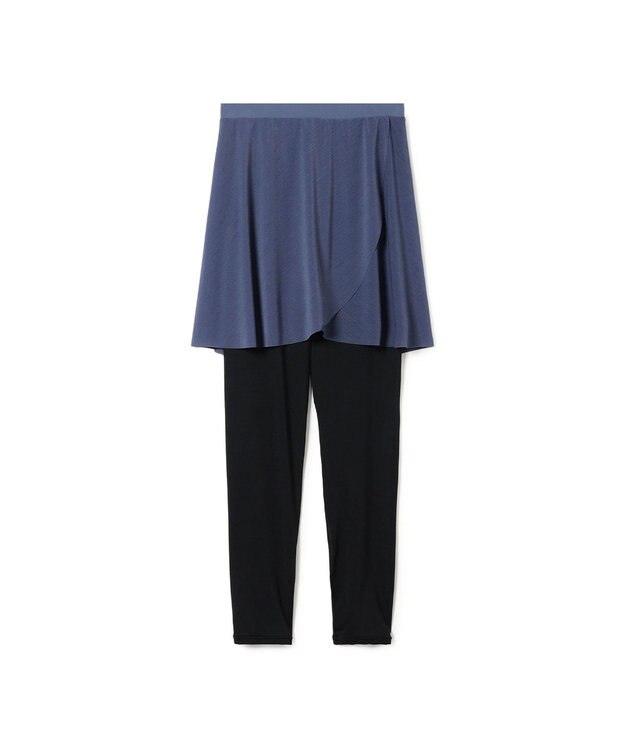 Chacott スカート付レギンス ブルー