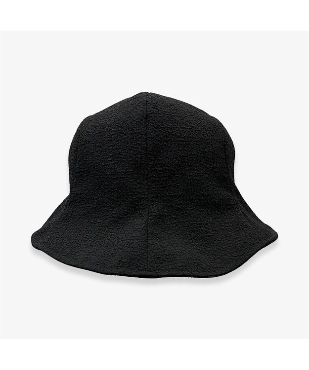 林八百吉商店 un chapeau  シャーリングチューリップハット ブラック