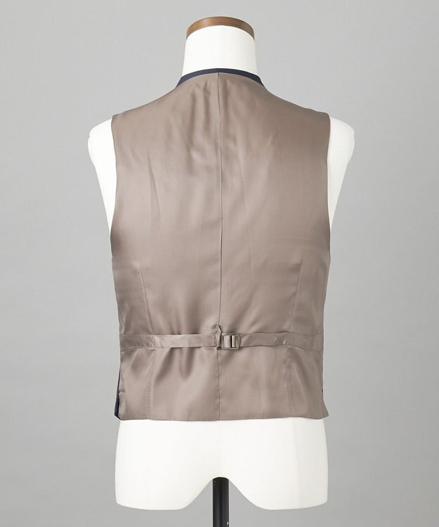 GOTAIRIKU WEB&一部店舗限定【DORMEUIL/ドーメル】IMPERIALJADE/インペリアルジェイド 通年 3ピーススーツ（ネイビー×格子） ネイビー系8