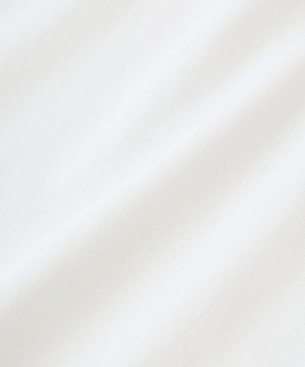 YECCA VECCA ラウンドヘム長袖ロゴTee Off White