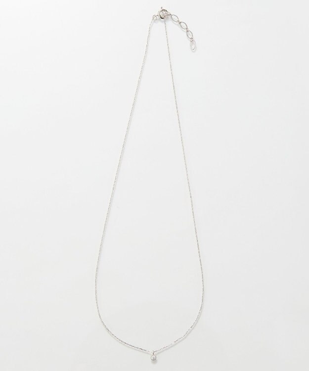 Phoebe 【金属アレルギー対応】シャイニーフチミルネックレス　シルバー シルバー