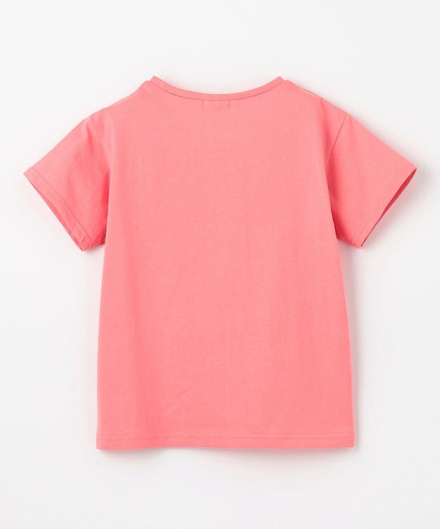 ANY KIDS ミラクルスパンコールTシャツ ピンク（くま×ロールケーキ）