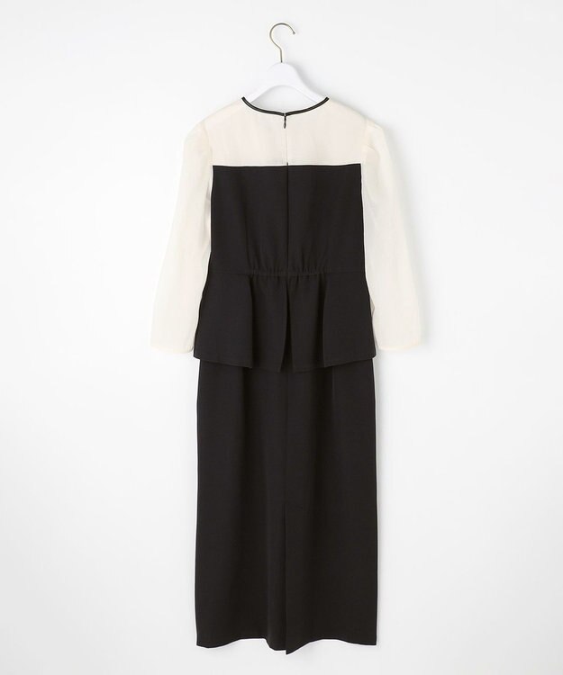 ANY SIS 【LilyCalin】ペプラムビスチェ ドレス ブラック