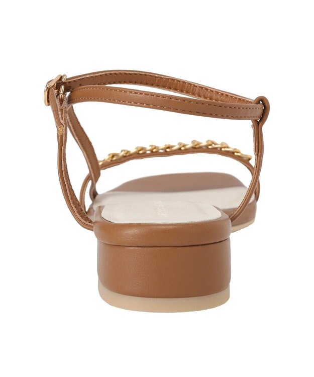 AMERICAN HOLIC チェーンヌーディサンダル Camel