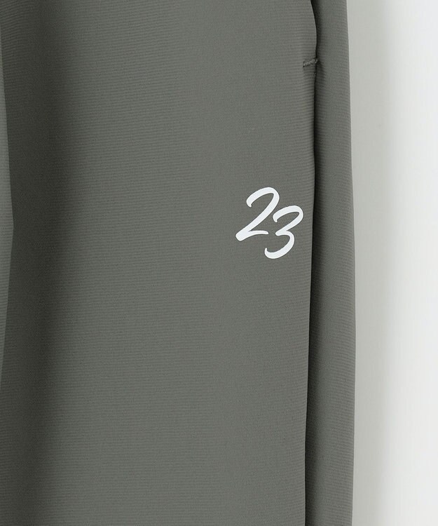 23区GOLF 【WOMEN】【接触冷感/UVケア/ストレッチ】タック テーパードパンツ カーキ系