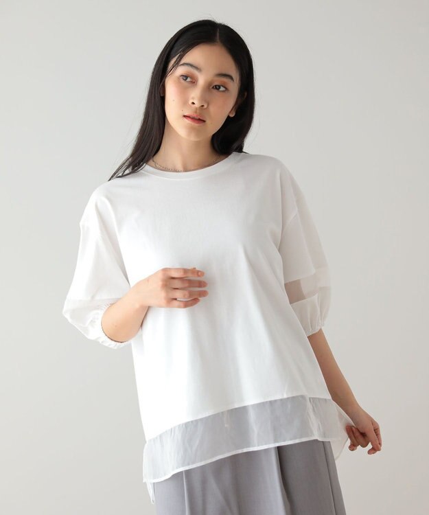 Green Parks シアードッキングプルオーバー Off White