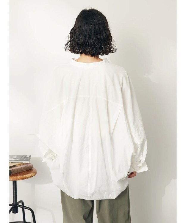 CRAFT STANDARD BOUTIQUE コクーンドルマンシャツチュニック White