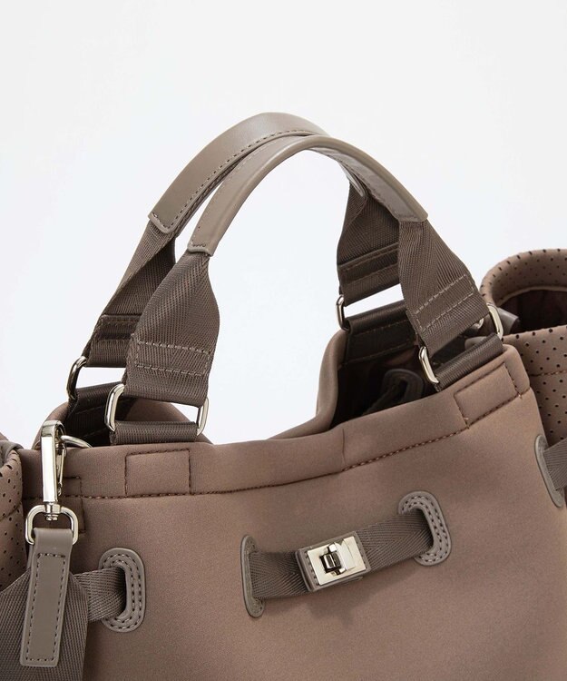 TOPKAPI 【TREASURE TOPKAPI】ネオプレン 2way A4 トートバッグ グレージュ