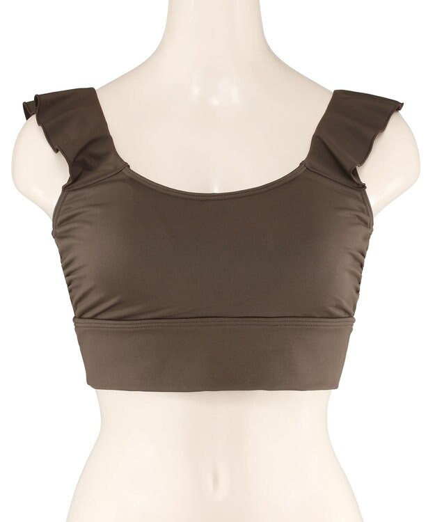 San-ai Resort（三愛水着楽園） 【インポートファブリック】　ブラトップ　上下別売り　M・L　【Reir（レイール）】 カーキ