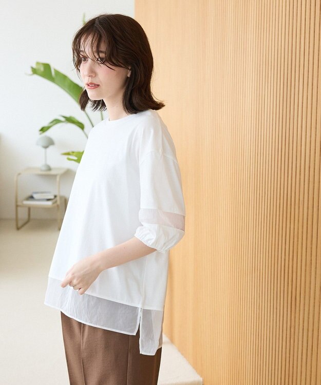 Green Parks シアードッキングプルオーバー Off White