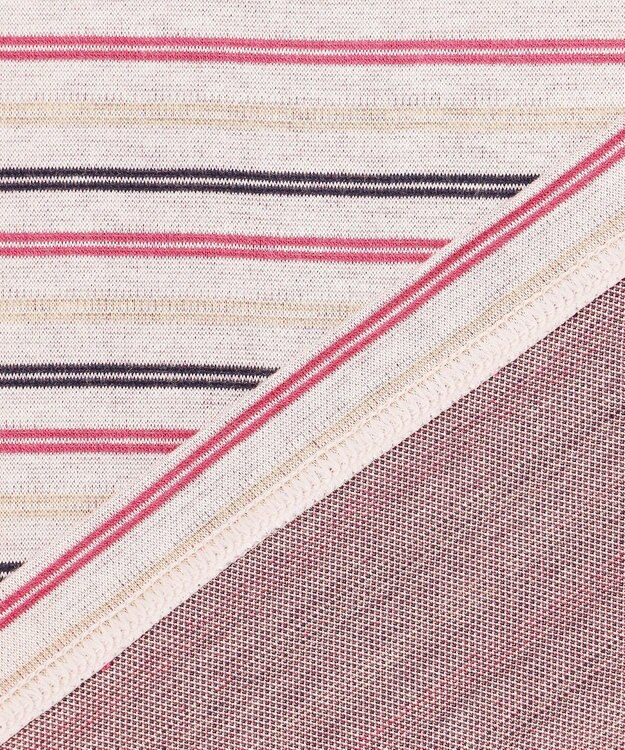 23区GOLF 【WOMEN】エニワイズ ジャガード モックネックシャツ ホワイト系1