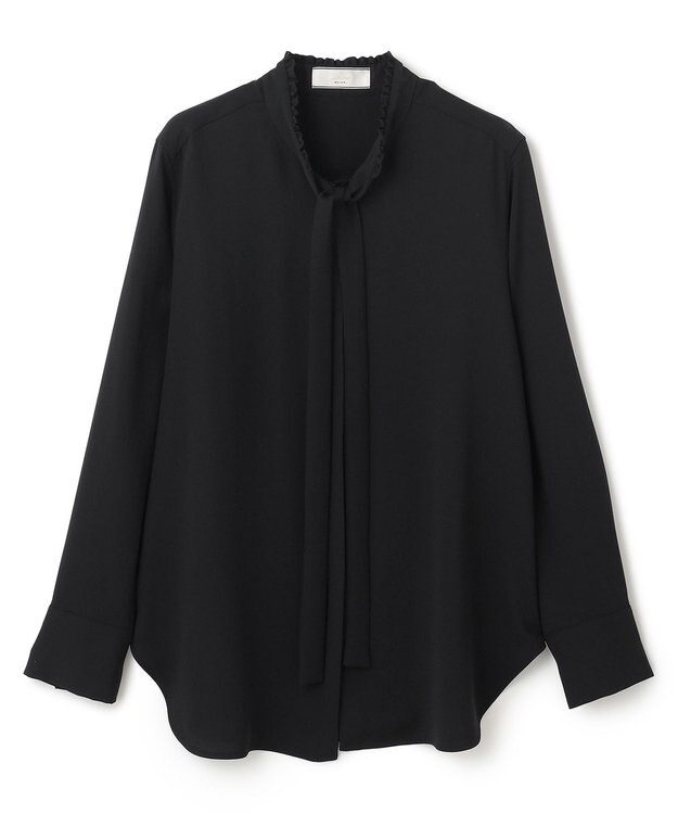 BEIGE， EVA / ボウタイロングスリーブブラウス Black