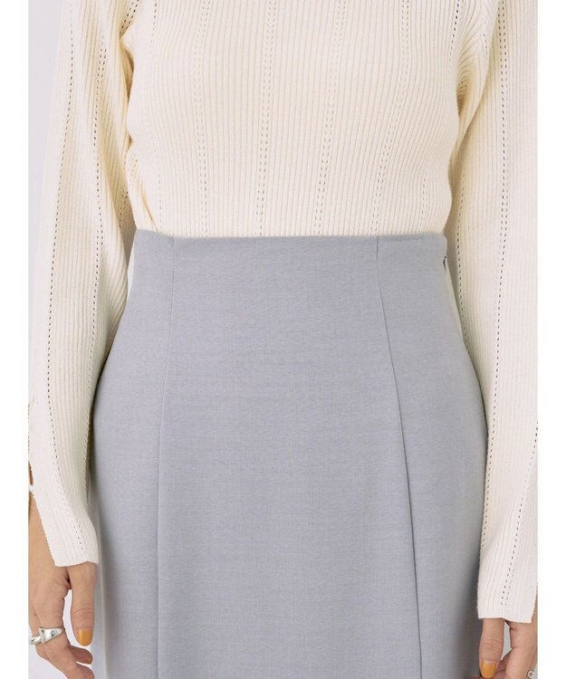 earth music&ecology キレイラインマーメイドスカート Blue