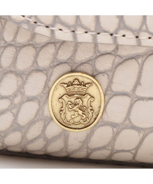 A.D.M.J. 【牛革】クロコ型押しラウンドクラッチショルダー AV