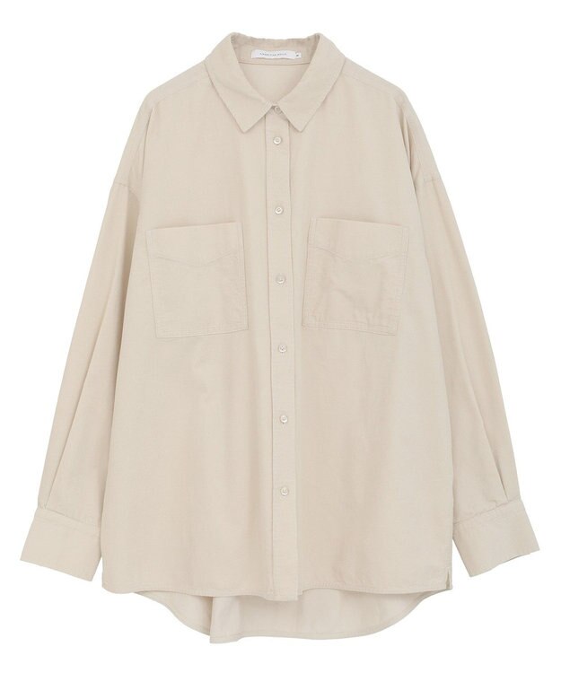 AMERICAN HOLIC Ｗポケットコーデュロイシャツ Ivory