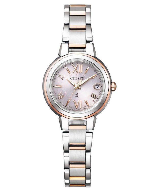 CITIZEN 【人気ロングセラー】エコ・ドライブ電波時計 防水 / ビジネス 就活 ギフトにも◎ ES9434-53W ピンク