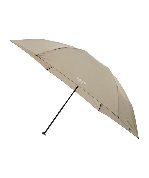 MOONBAT 【大きめ】マッキントッシュ フィロソフィー 折りたたみ傘 Barbrella 超軽量 約85g 無地 55cm キャメル