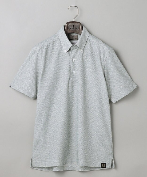 GOTAIRIKU 麻混・襟しっかり【洗える/通気性】ノルマンディーリネン ボタンダウンポロシャツ(25/26年モデル) グリーン系8