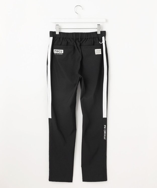 PW CIRCULUS 【撥水加工/ ストレッチ】【MEN】ベンチレーション テーパードパンツ ゴルフ ブラック系