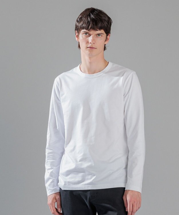 JOSEPH HOMME スビンソフトジャージー　クルーネック長袖Ｔシャツ ホワイト系