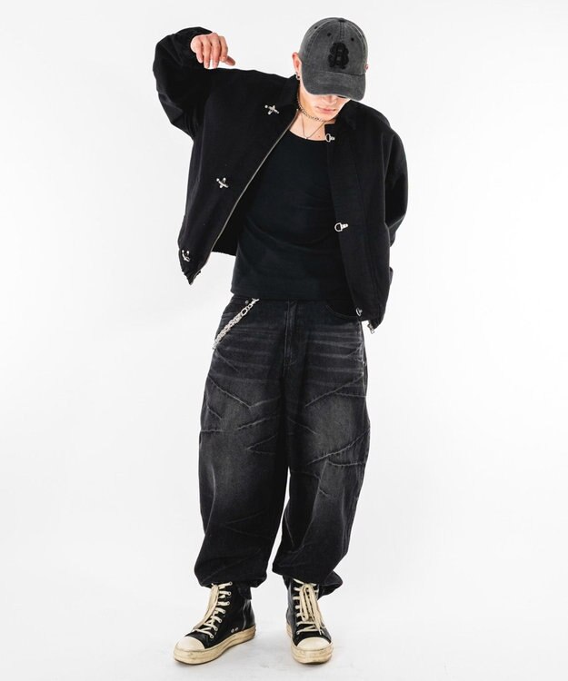 WEGO 【ユニセックス着用ITEM】ファイヤーマンジャケット ブラック