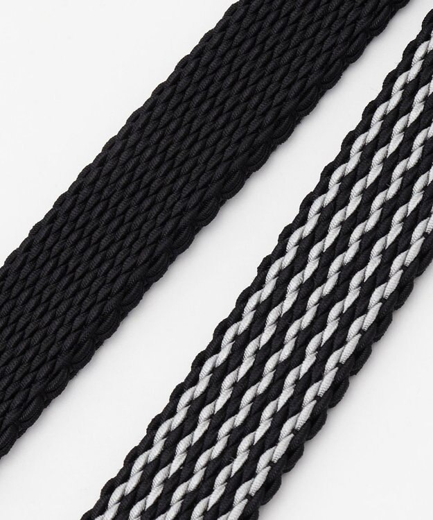 JOSEPH HOMME エラスティックリバーシブル　ベルト ブラック系