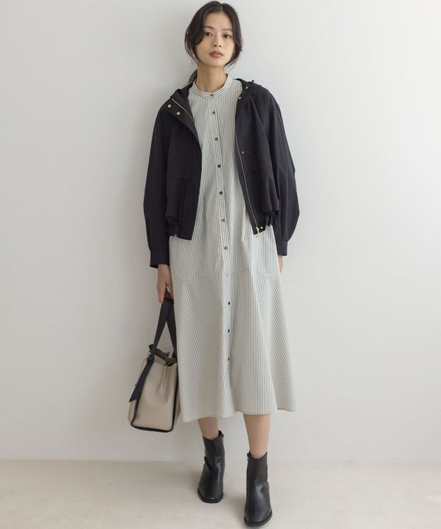 組曲 L コンパクトシャーティング ワンピース アイボリー系1