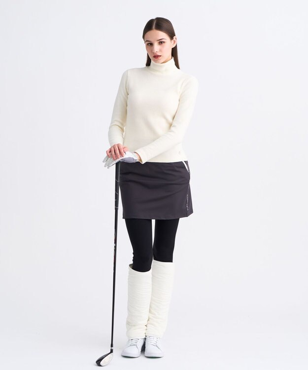 23区GOLF 【WOMEN】グランサーモリブハイネックニット アイボリー系