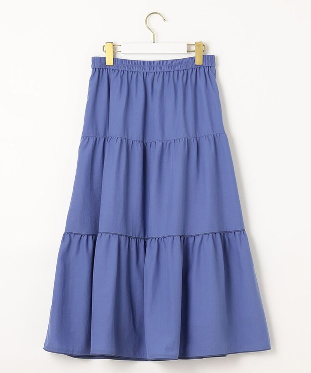 ANY SIS 【撥水・UVカット・速乾】ティアード スカート ブルー