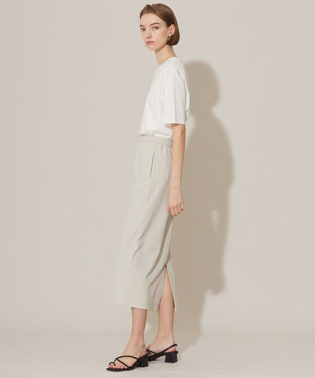 ICB L 【接触冷感・UVカット・洗える】アトラストリコット ナロースカート トープ系