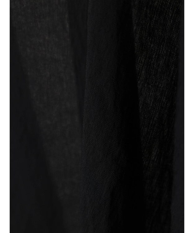 CRAFT STANDARD BOUTIQUE ヴィンテージボイルミルフィーユチュニック Black